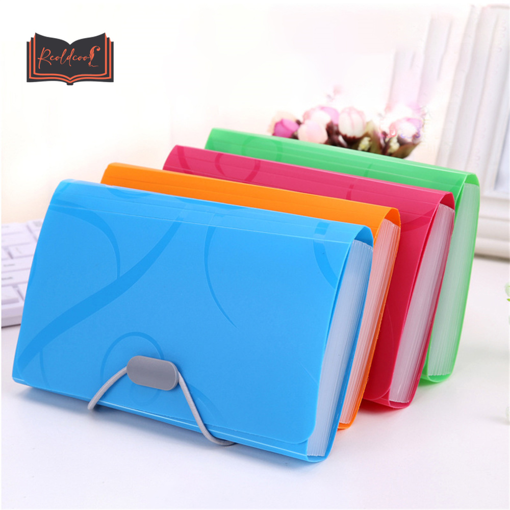 A6 File Folder Plastic Office Storage Bag Folders Filing Products
